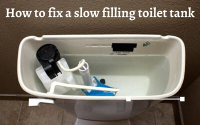 How to fix a slow filling toilet tank: 4 Easy Ways
