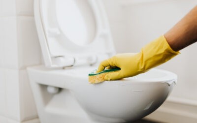 how to clean a badly stained toilet