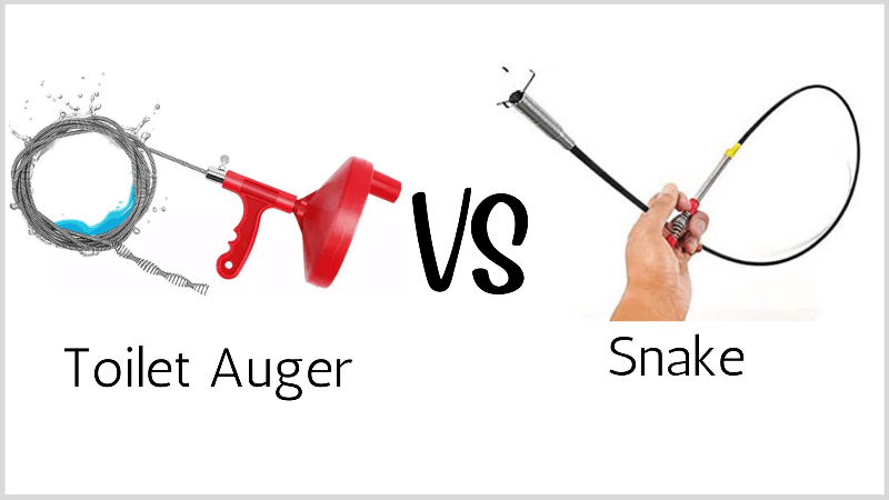 Toilet Auger vs Drain Snake & Toilet Plunger vs Drain Plunger